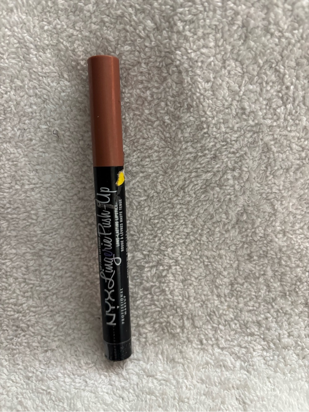NYX lingerie push up long lasting lipstick shade lace detail